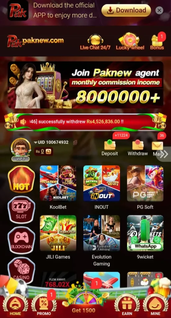 Paknew Game